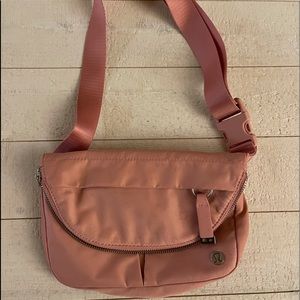 Authentic Lululemon All Night Large Festival Bag pink